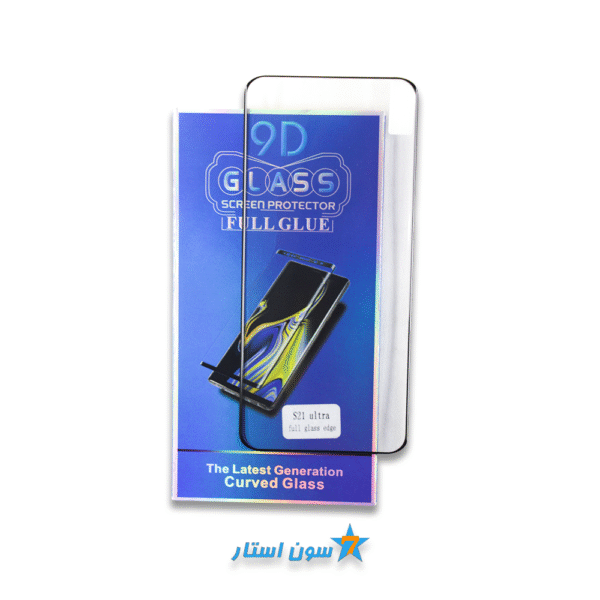 گلس فول چسبEdge سامسونگ S21 ultra