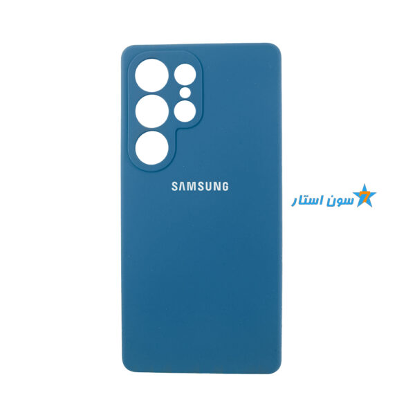 قاب سیلیکونی اورجینال پاک کنی سامسونگ S25 Ultra رنگ سرمه‌ای