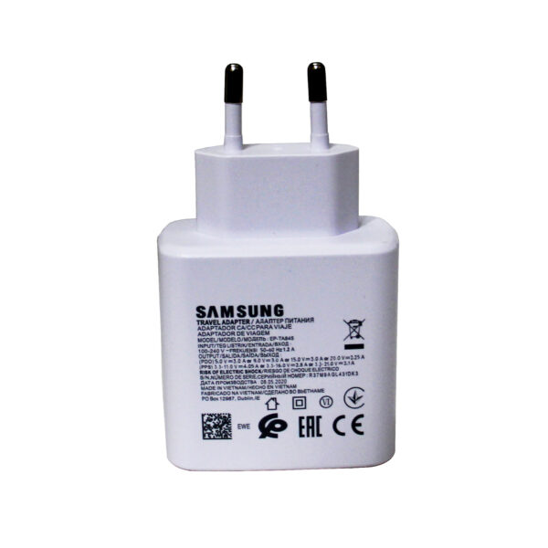 شارژر دیواری ۴۵ وات سامسونگ اصل چین مدل EP-TA845