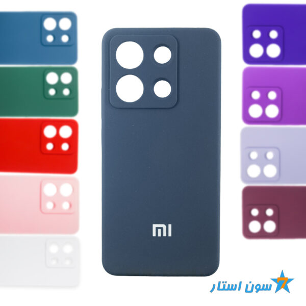 گارد سیلیکونی پاک کنی اورجینال شیائومی Redmi note 13 4G