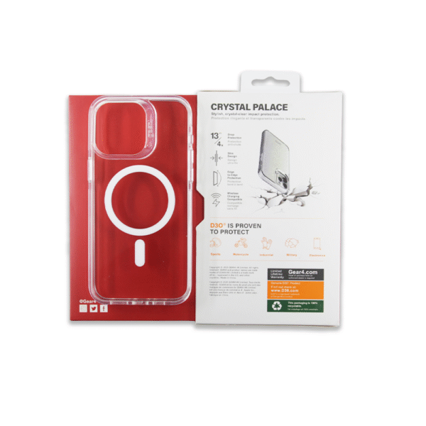 قاب طلقی مگسیف دار Gear4 مناسب برای آیفون 15Promax