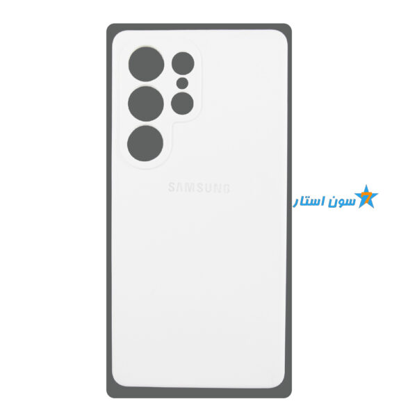 قاب سیلیکونی اورجینال پاک کنی سامسونگ S25 Ultra رنگ سفید