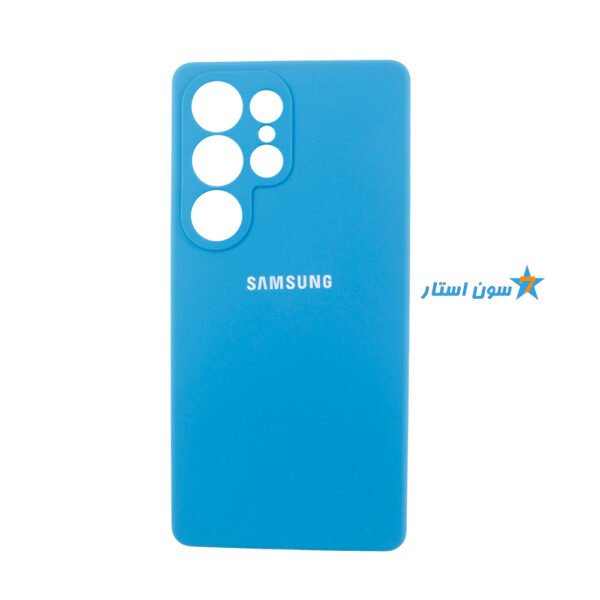 قاب سیلیکونی اورجینال پاک کنی سامسونگ S25 Ultra رنگ آبی