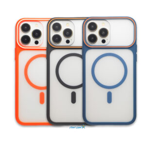 قاب آیفون 12Promax پشت مات مگسیف دار