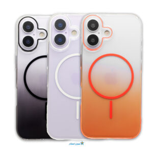 قاب آیفون 17 طلقی نیمه شفاف