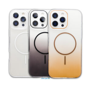 قاب آیفون 16Promax طلقی نیمه شفاف